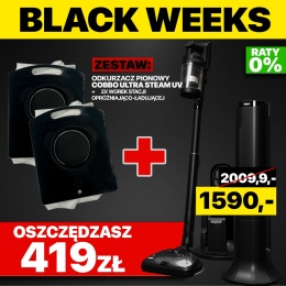 Odkurzacz pionowy z funkcją pary COBBO ULTRA STEAM UV