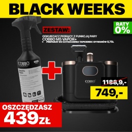 Odkurzacz piorący z funkcją pary COBBO M5 VAPOR+